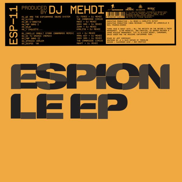 ESPION EP (CRYSTAL CLEAR VINYL)